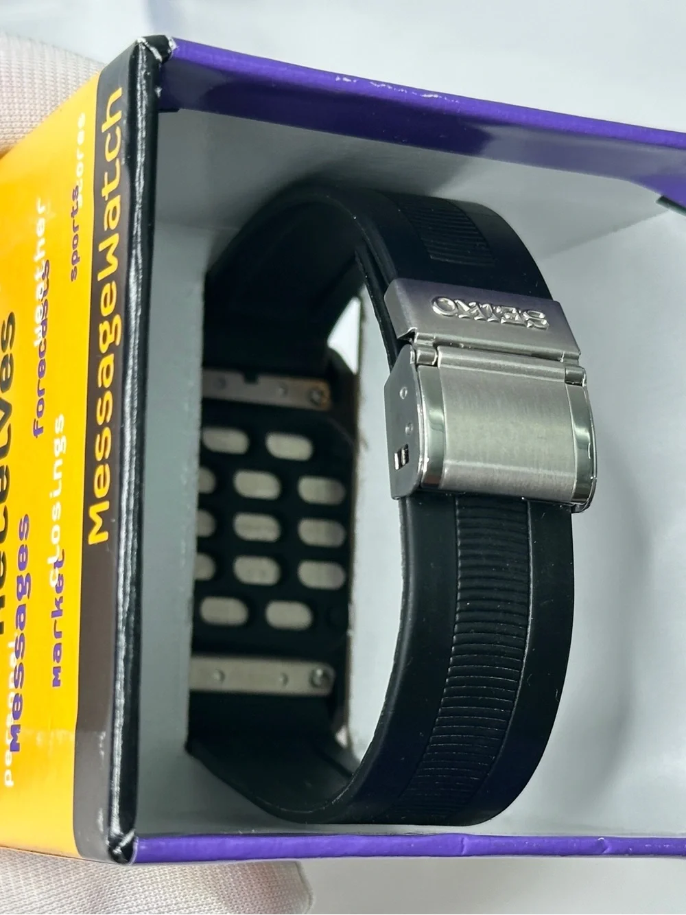 Vintage Seiko Message Watch MA52-4A30 - New in Box!